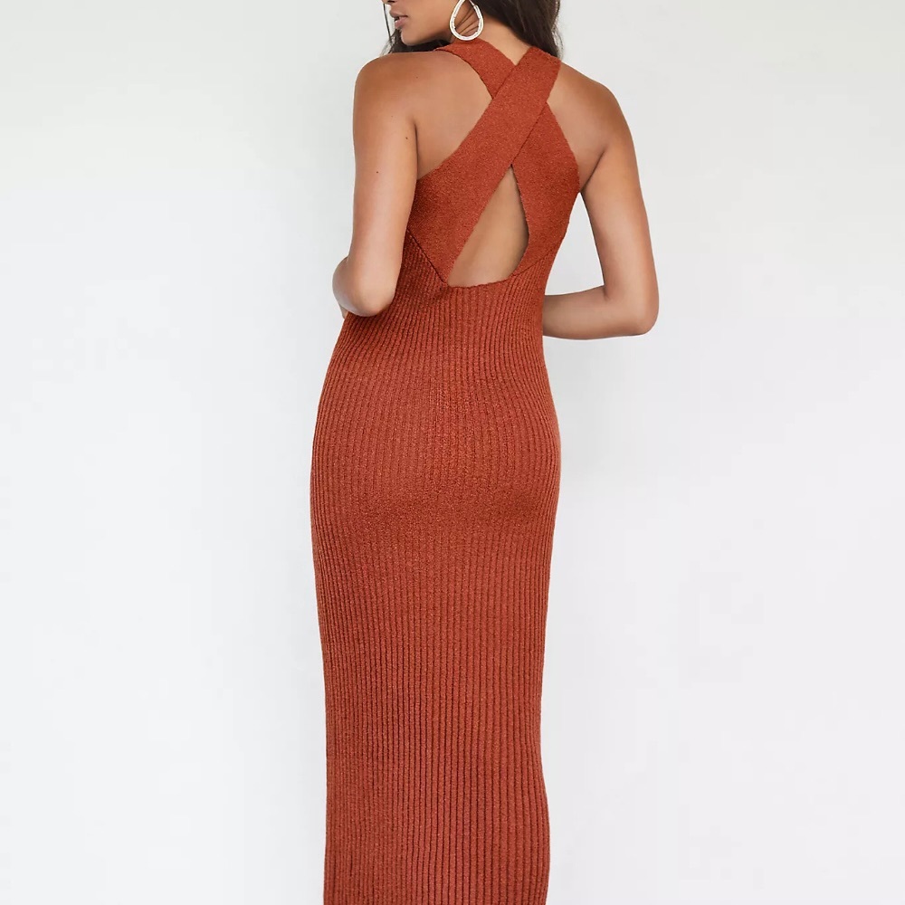 Anthropologie Elle Knit Maxi Dress XS - Cumin